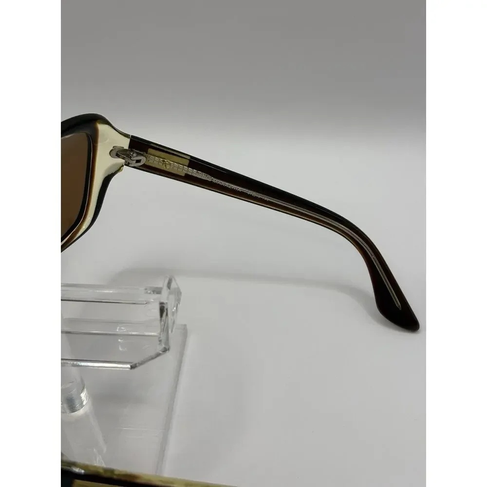 BCBG Max Azria Oversized Sunglasses Brown Gold Tortoise Women